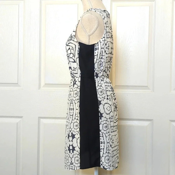Charming Charlie Black and White Floral Dress - Picture 3 of 5